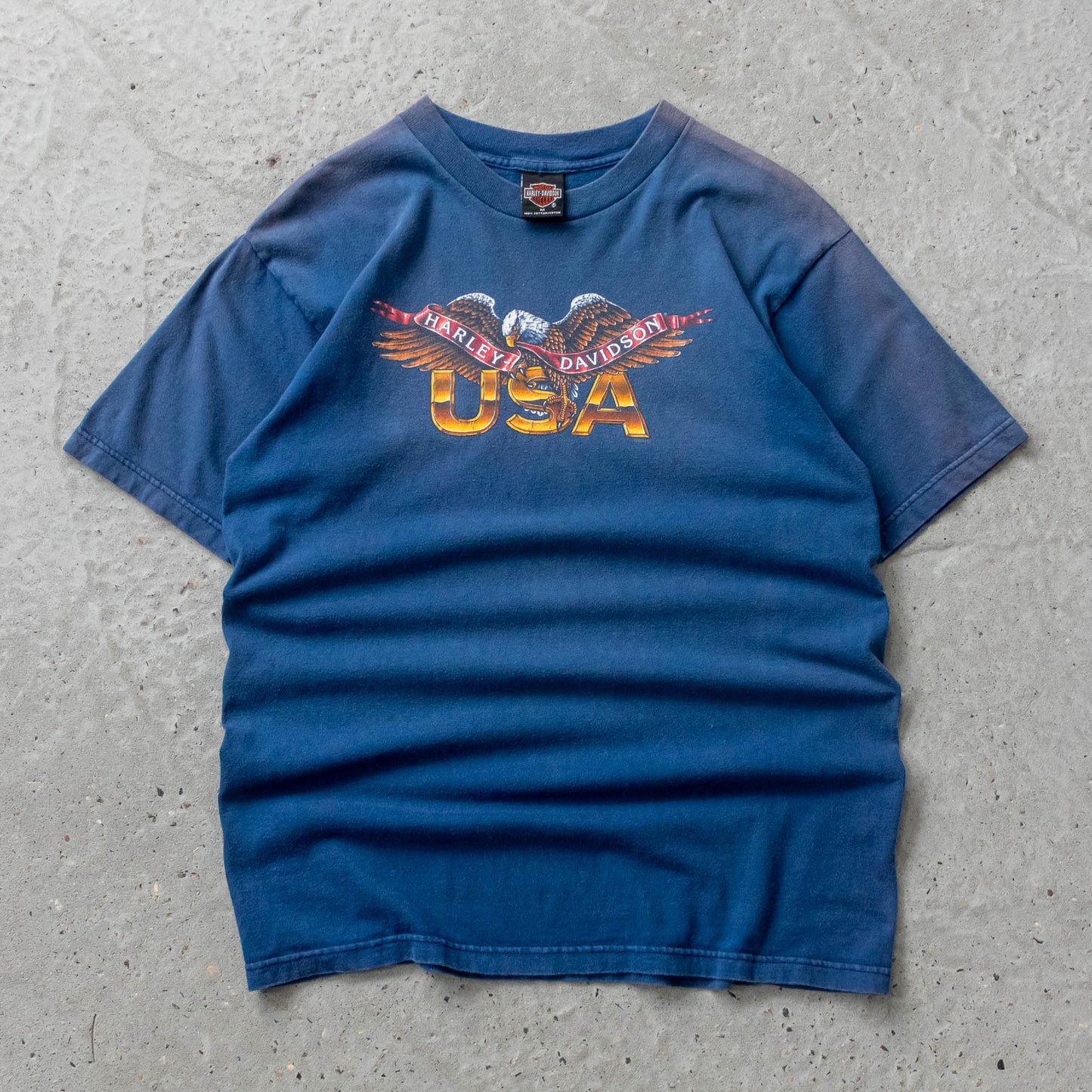 Vintage 90s Harley Davidson Eagle Tee - M
