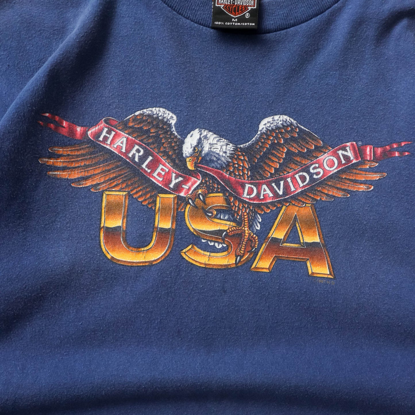 Vintage 90s Harley Davidson Eagle Tee - M