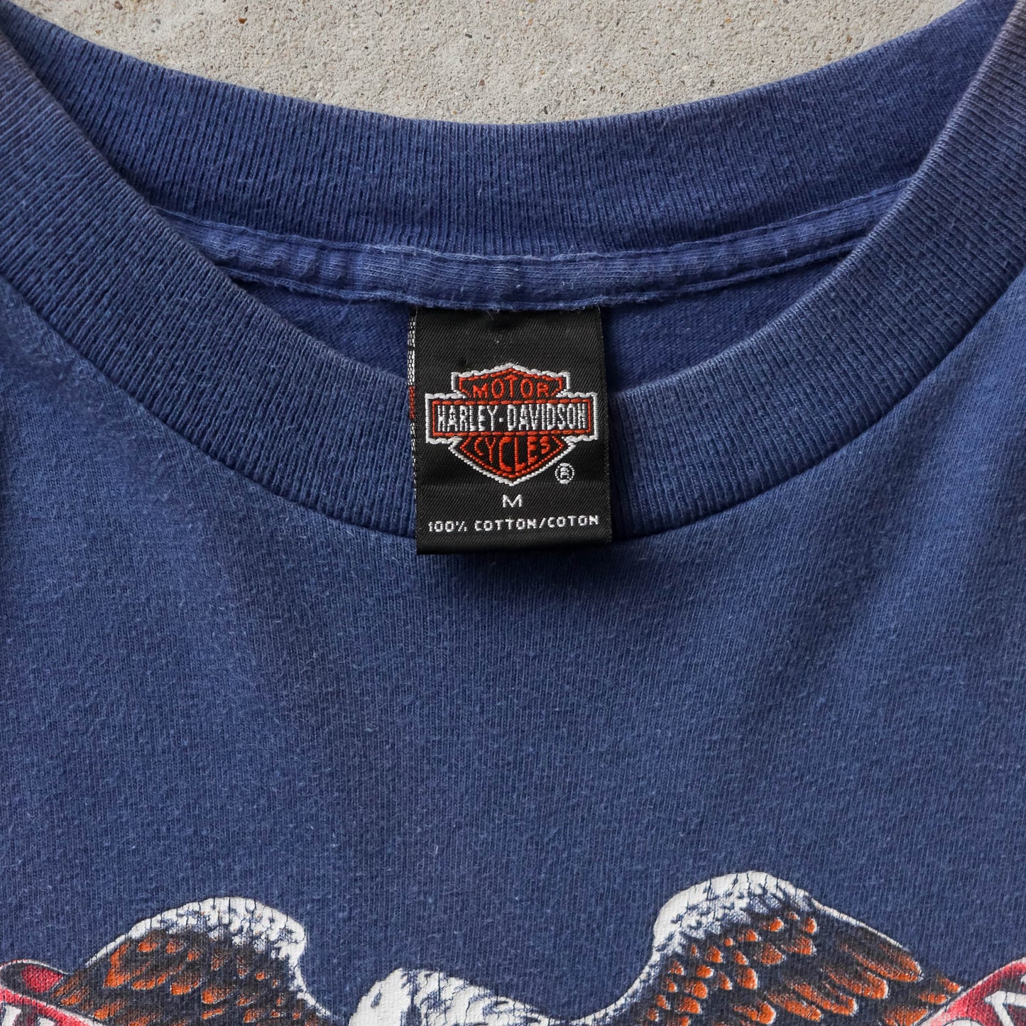 Vintage 90s Harley Davidson Eagle Tee - M