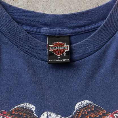 Vintage 90s Harley Davidson Eagle Tee - M