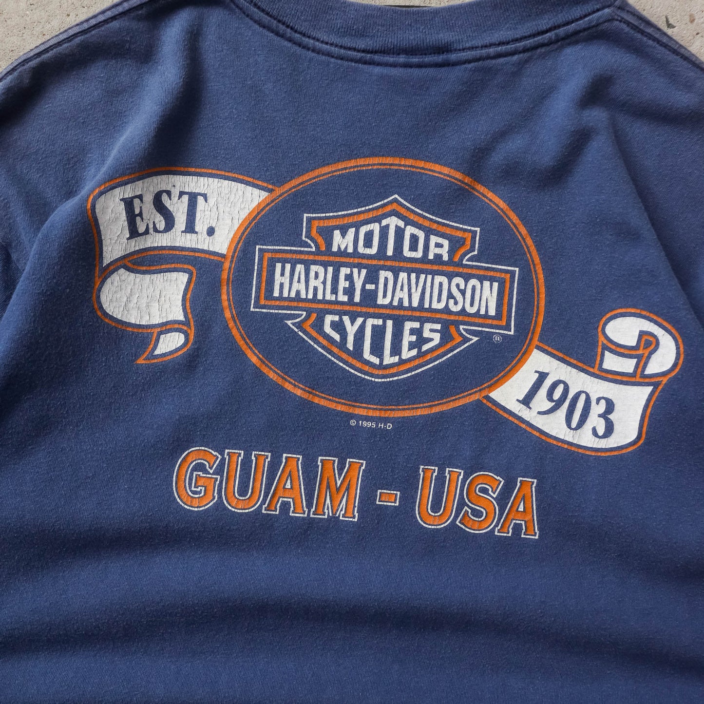 Vintage 90s Harley Davidson Eagle Tee - M