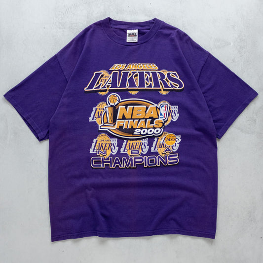 Vintage 2000 Los Angeles Lakers NBA Champions Tee - XL