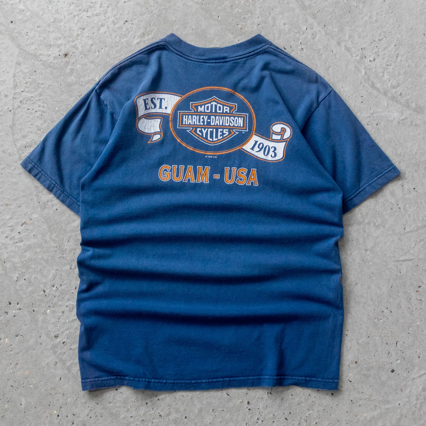 Vintage 90s Harley Davidson Eagle Tee - M