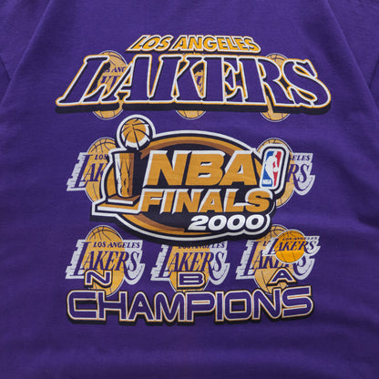 Vintage 2000 Los Angeles Lakers NBA Champions Tee - XL