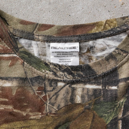 Vintage 2000s Realtree Camo Tee - XL