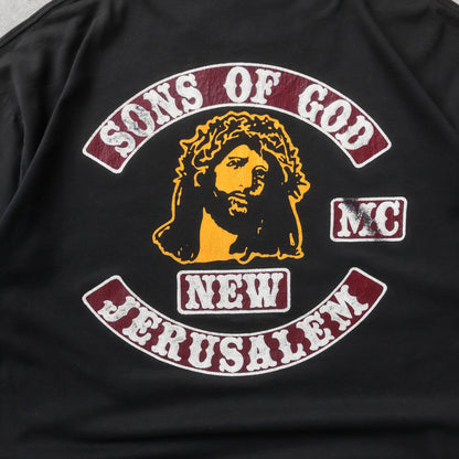 Vintage 80s Sons of God Motorcycle Club Tee - XL