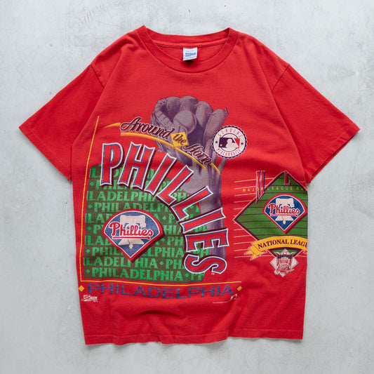 Vintage 1991 Philadelphia Phillies Salem MLB Tee - L
