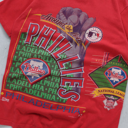 Vintage 1991 Philadelphia Phillies Salem MLB Tee - L