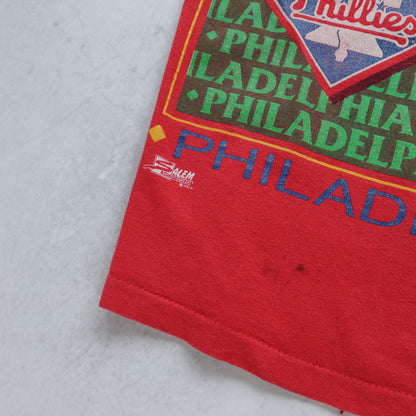 Vintage 1991 Philadelphia Phillies Salem MLB Tee - L