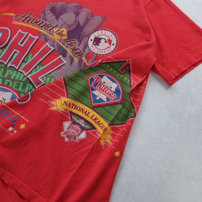 Vintage 1991 Philadelphia Phillies Salem MLB Tee - L