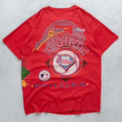 Vintage 1991 Philadelphia Phillies Salem MLB Tee - L