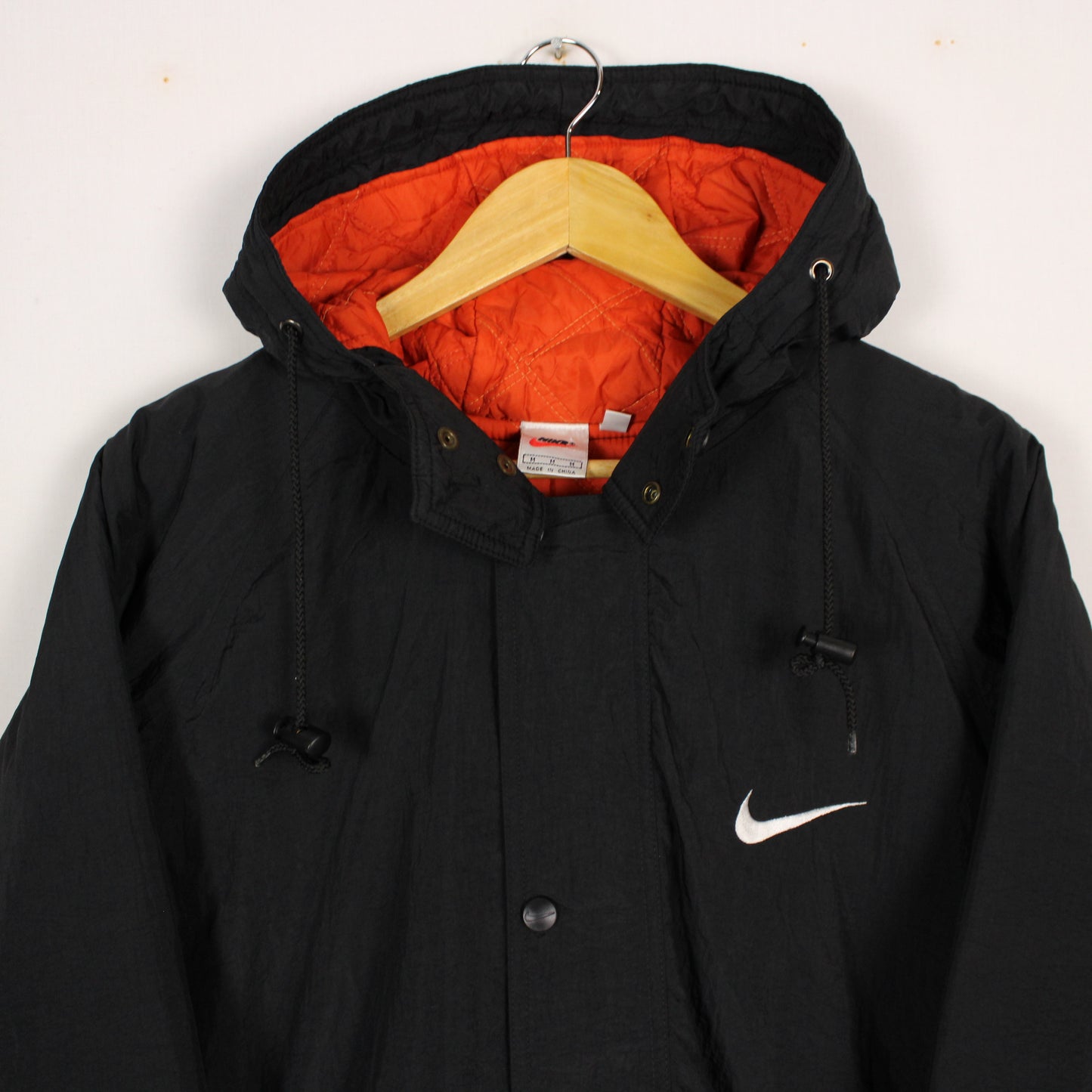 Vintage Nike Big Swoosh Puffer Jacket - L