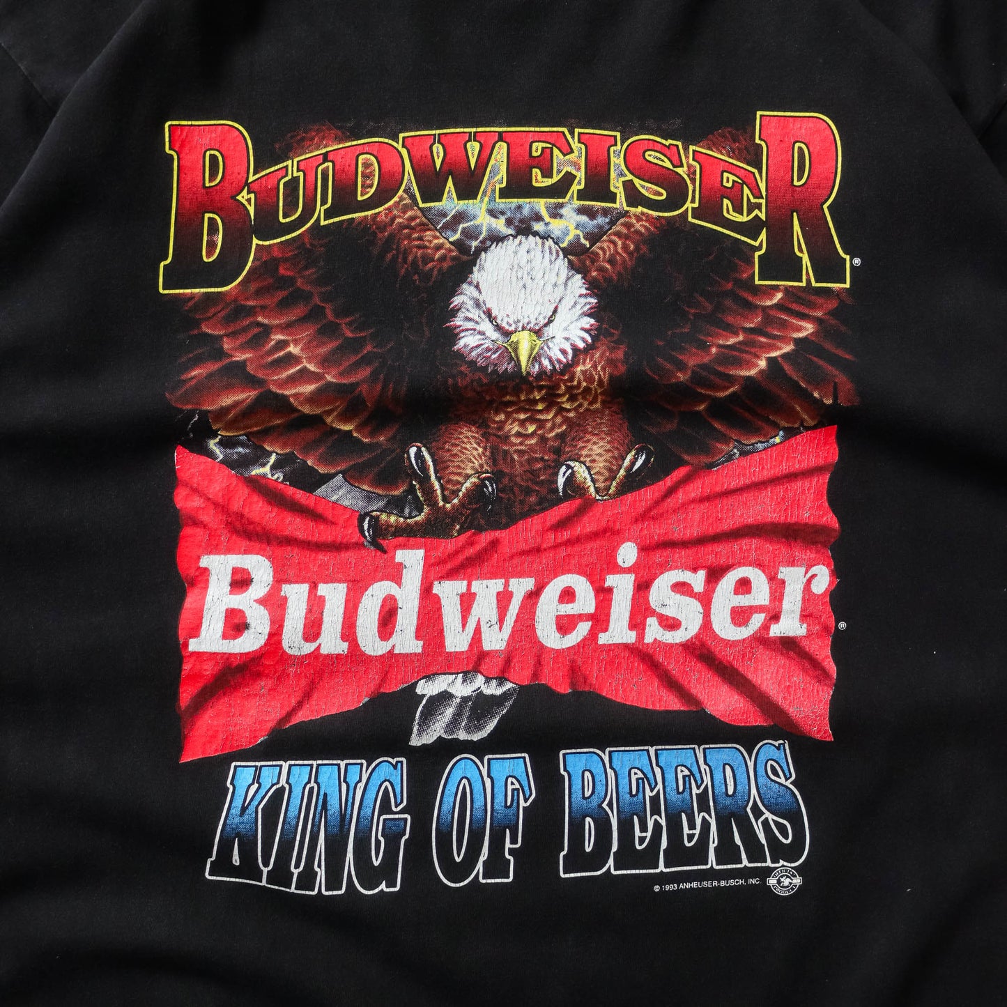 Vintage 1993 Budweiser King of Beers Tee - XL