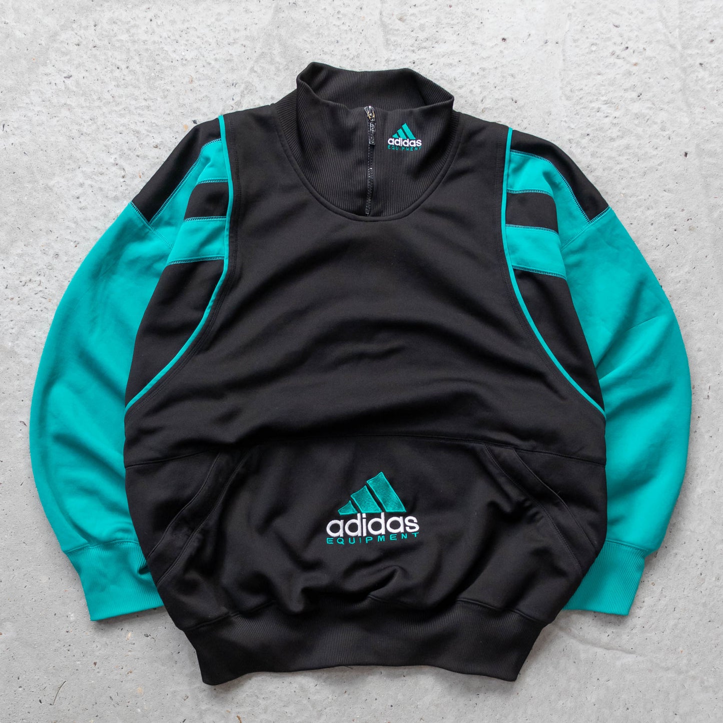 Adidas Equipment 1/4 Zip Football Track Jacket - 90s (XL)