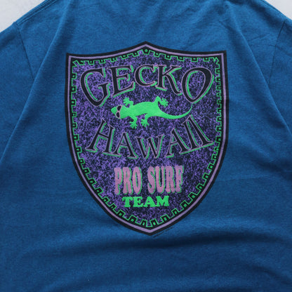 Vintage 80s Gecko Hawaii Pro Surf Team Tee - L