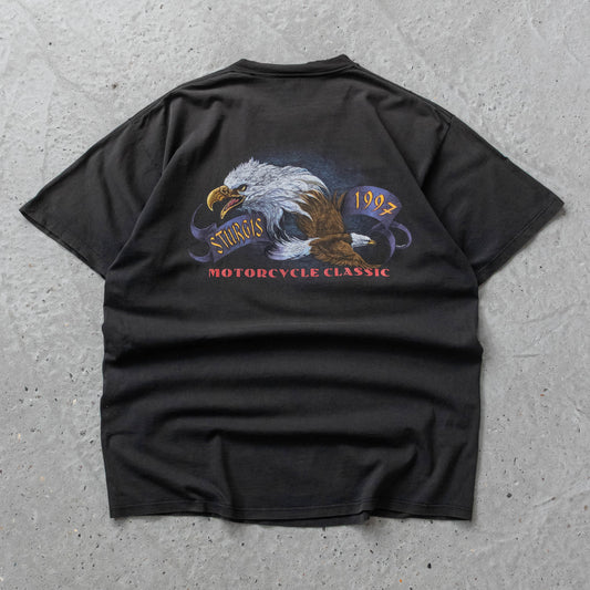 Vintage 1997 Sturgis Motorcycle Rally Tee - XL