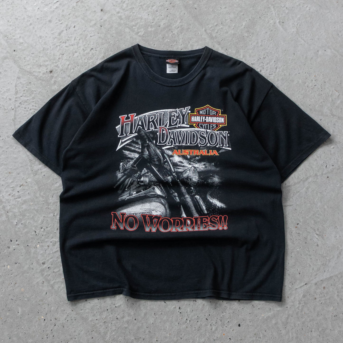 Vintage 2002 Harley Davidson Australia Tee - XL