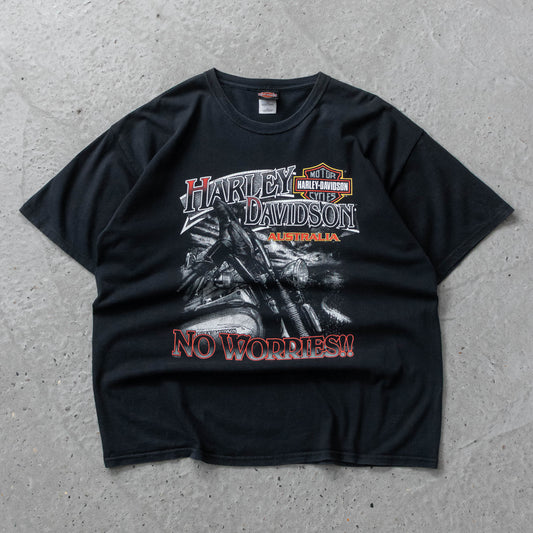 Vintage 2002 Harley Davidson Australia Tee - XL