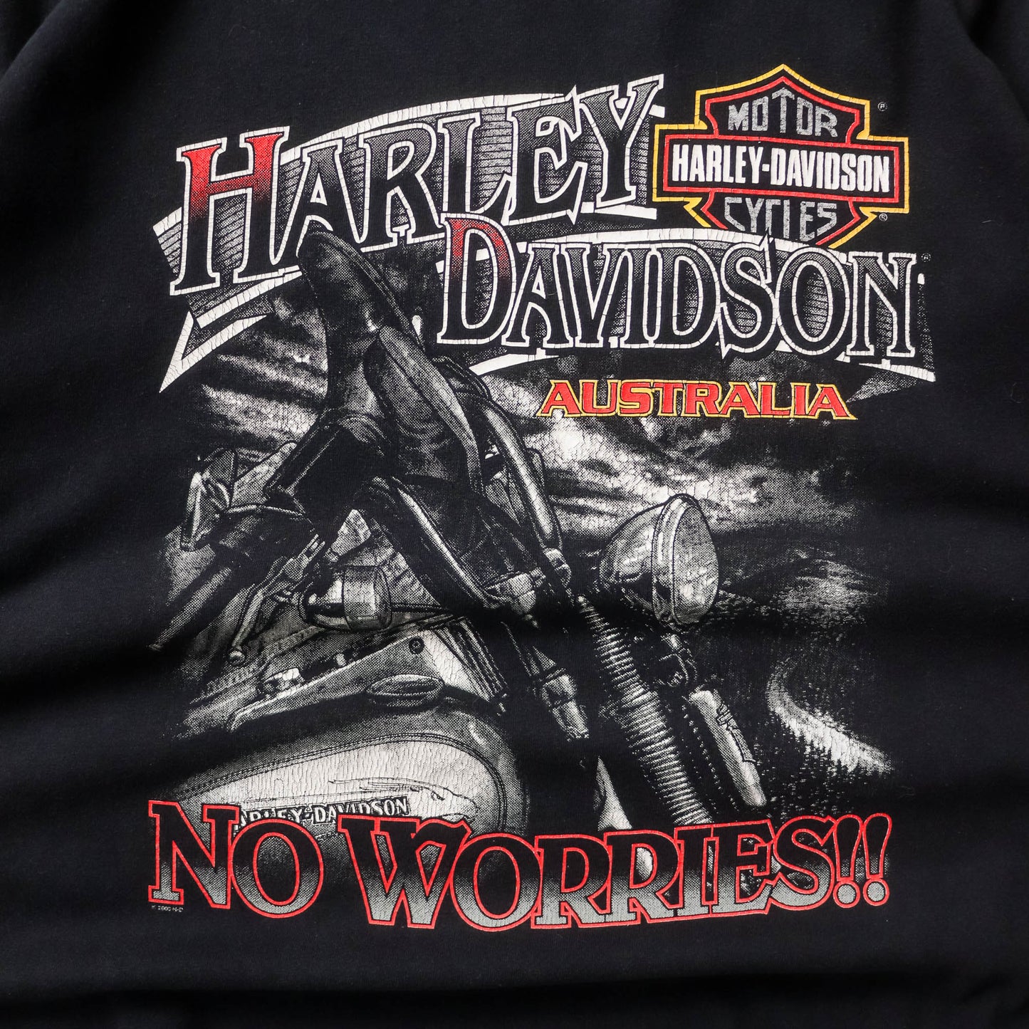 Vintage 2002 Harley Davidson Australia Tee - XL