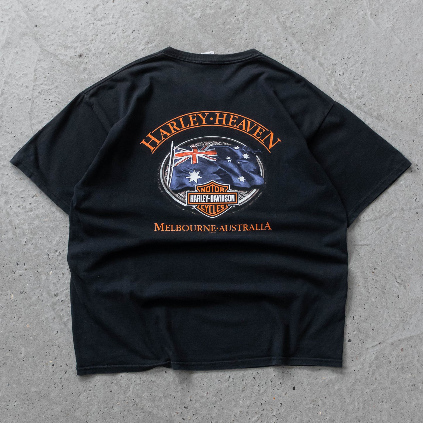 Vintage 2002 Harley Davidson Australia Tee - XL