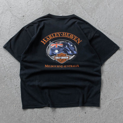 Vintage 2002 Harley Davidson Australia Tee - XL