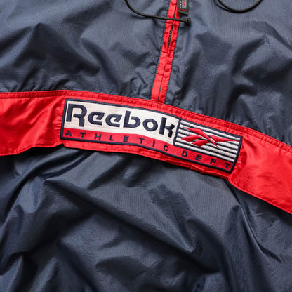 Reebok Athletic Dept 1/4 Zip Anorak Jacket - 90s (L)