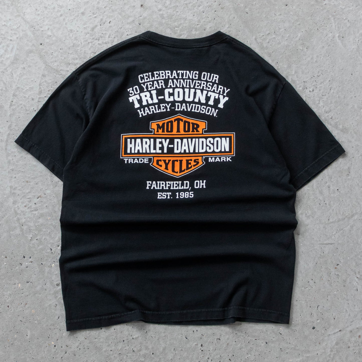 Vintage 2000s Harley Davidson Flames Pocket Tee - XL