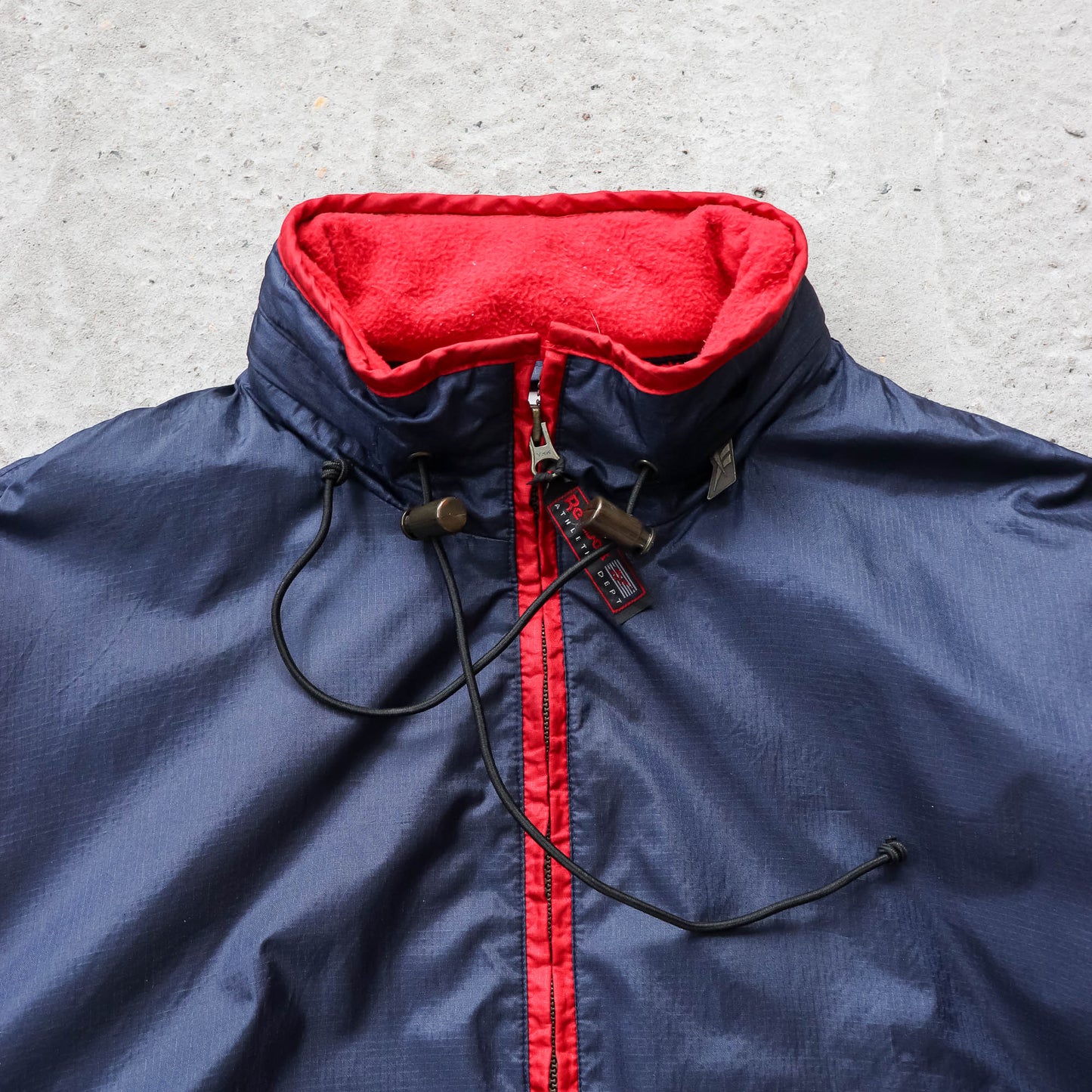 Reebok Athletic Dept 1/4 Zip Anorak Jacket - 90s (L)