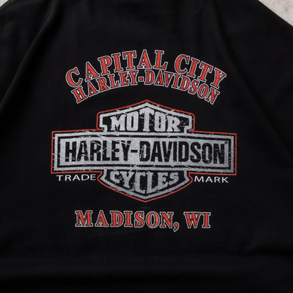 Vintage 2000s Harley Davidson AOP Tee - XXL