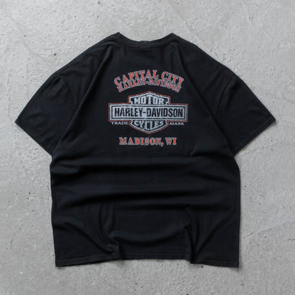 Vintage 2000s Harley Davidson AOP Tee - XXL