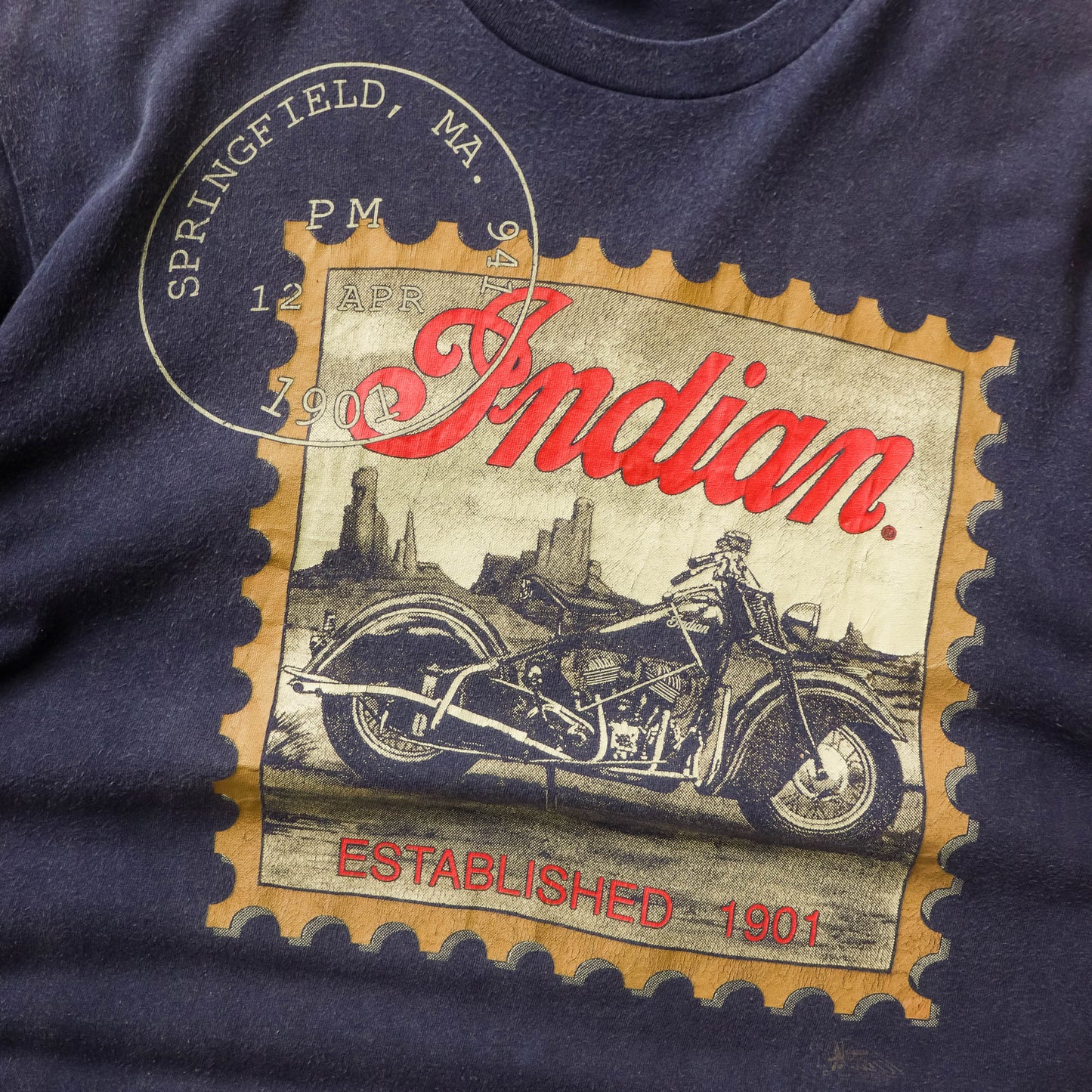 Vintage 80s Indian Motorcycles Tee - XL