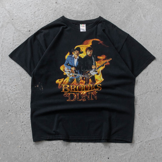 Vintage 1997 Brooks & Dunn Electric Rodeo Tour Tee - XXL