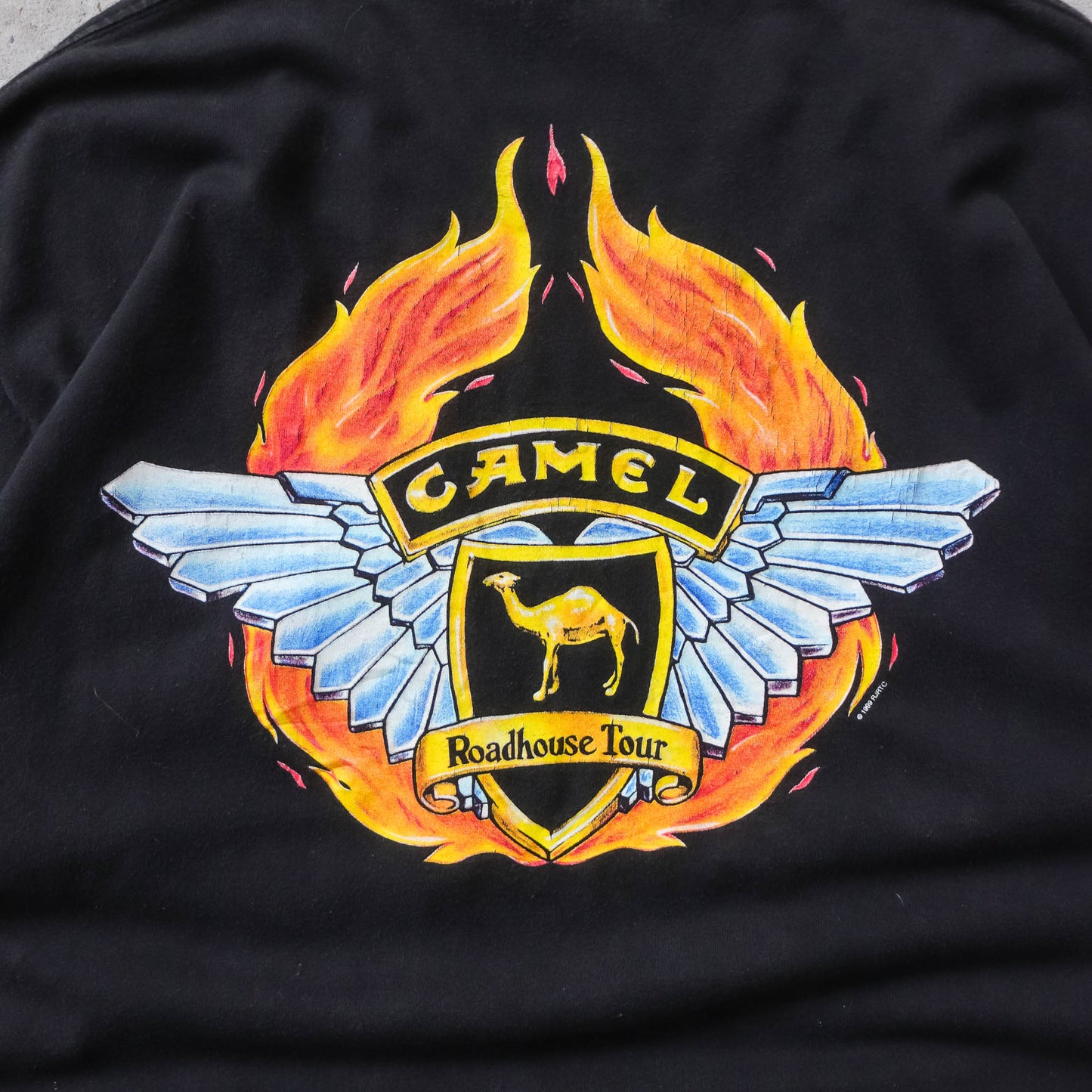 Vintage 1999 Camel Cigarettes Roadhouse Tour Tee - L