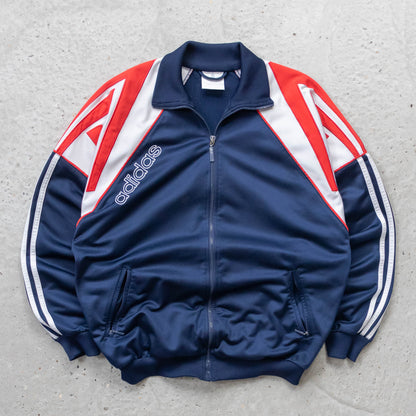 Adidas Spellout Colourblock Track Jacket - 90s (L)