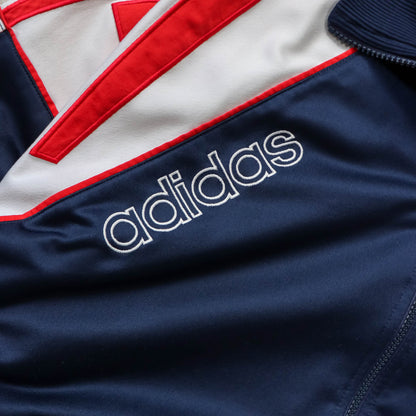 Adidas Spellout Colourblock Track Jacket - 90s (L)