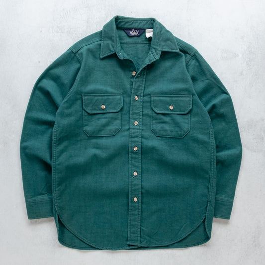 Vintage 80s Woolrich Button Up Overshirt - M