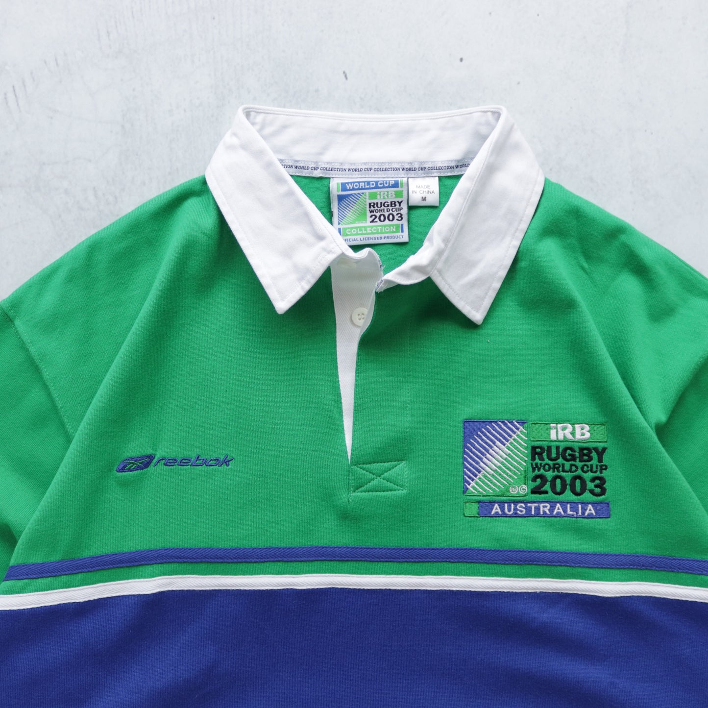 Vintage 2003 Reebok Rugby World Cup Jumper - M