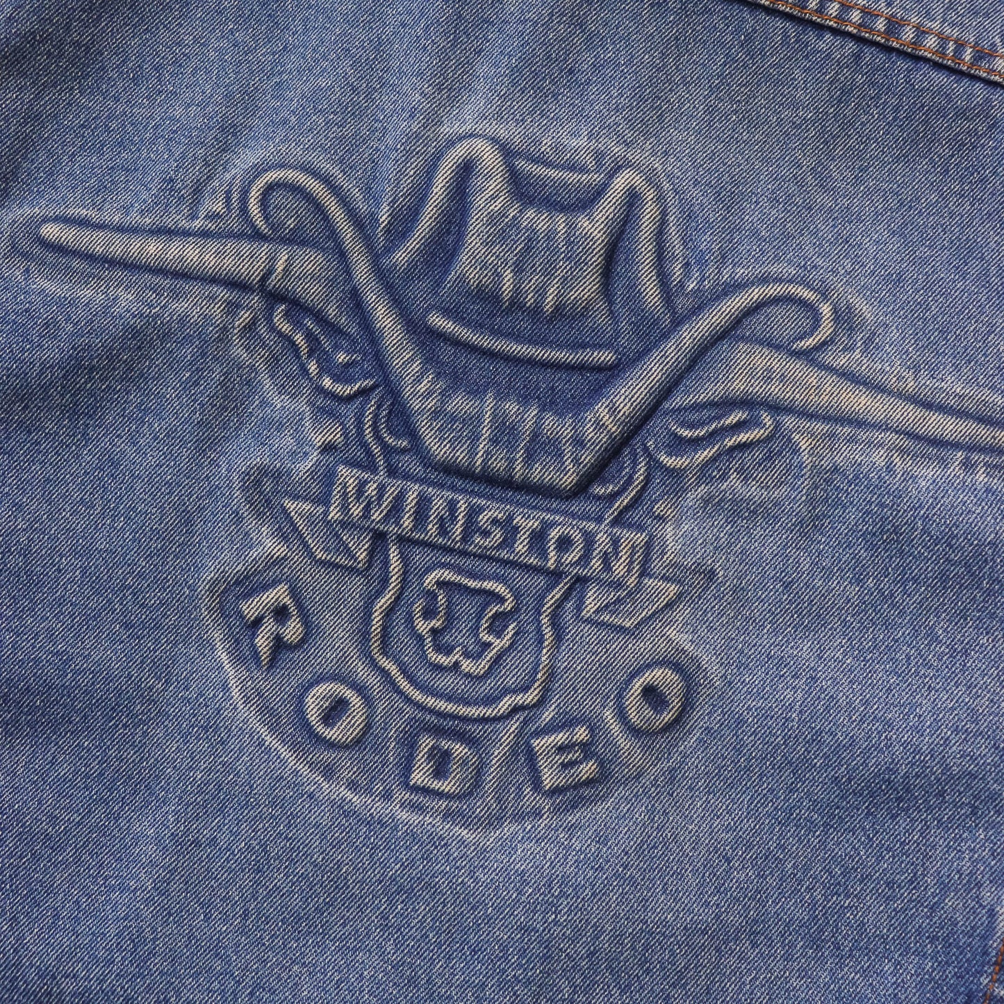 Vintage 90s Winston Rodeo Denim Jacket - L