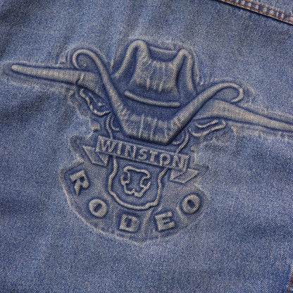 Vintage 90s Winston Rodeo Denim Jacket - L