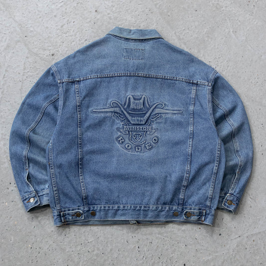 Vintage 90s Winston Rodeo Denim Jacket - L
