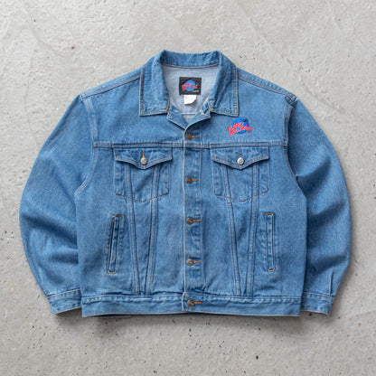 Vintage 90s Planet Hollywood Las Vegas Denim Jacket - L
