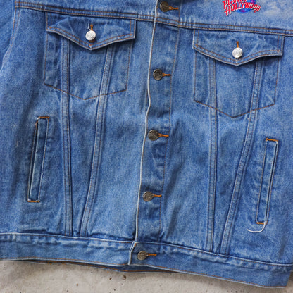 Vintage 90s Planet Hollywood Las Vegas Denim Jacket - L