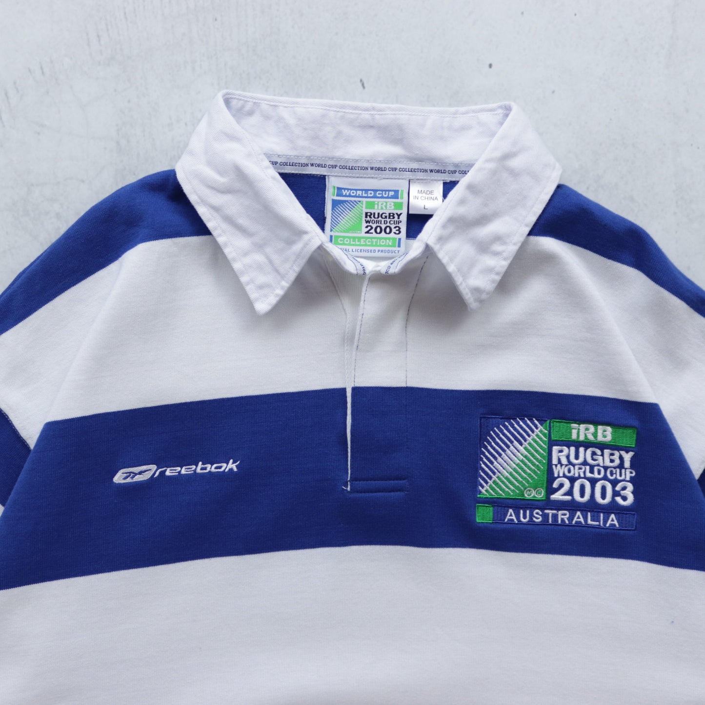 Vintage 2003 Reebok Rugby World Cup Jumper - L