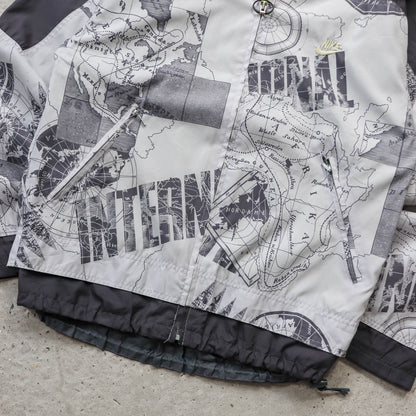 Nike International World Map Windbreaker Jacket - 90s (S)