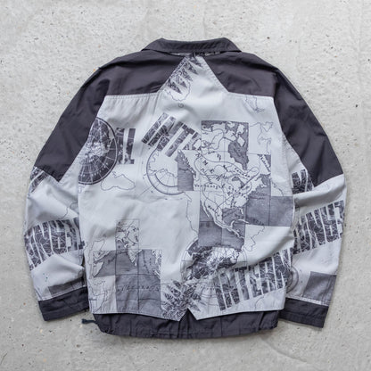 Nike International World Map Windbreaker Jacket - 90s (S)