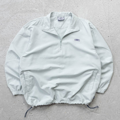 Umbro Diamond Logo 1/4 Zip Windbreaker Jacket - 90s (L)
