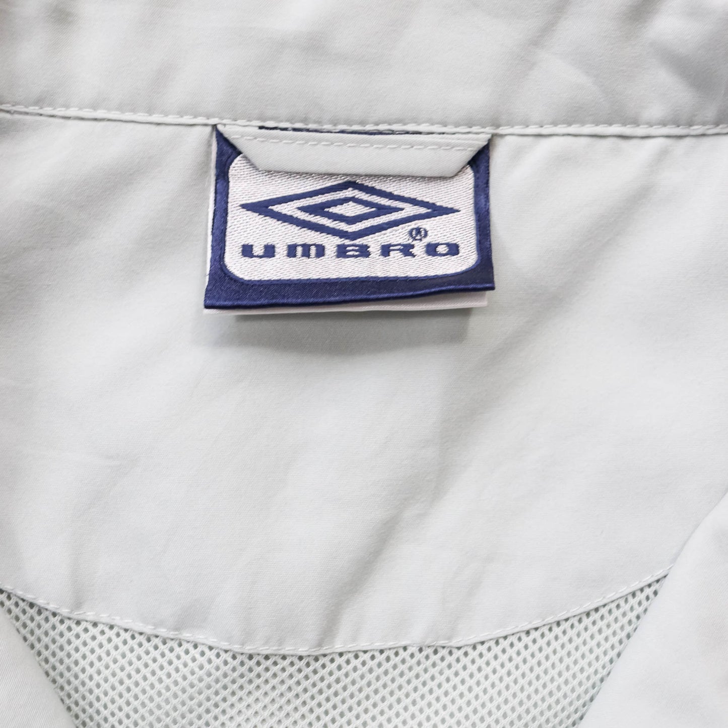 Umbro Diamond Logo 1/4 Zip Windbreaker Jacket - 90s (L)