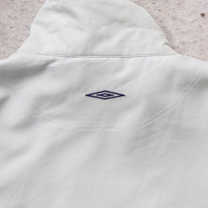 Umbro Diamond Logo 1/4 Zip Windbreaker Jacket - 90s (L)