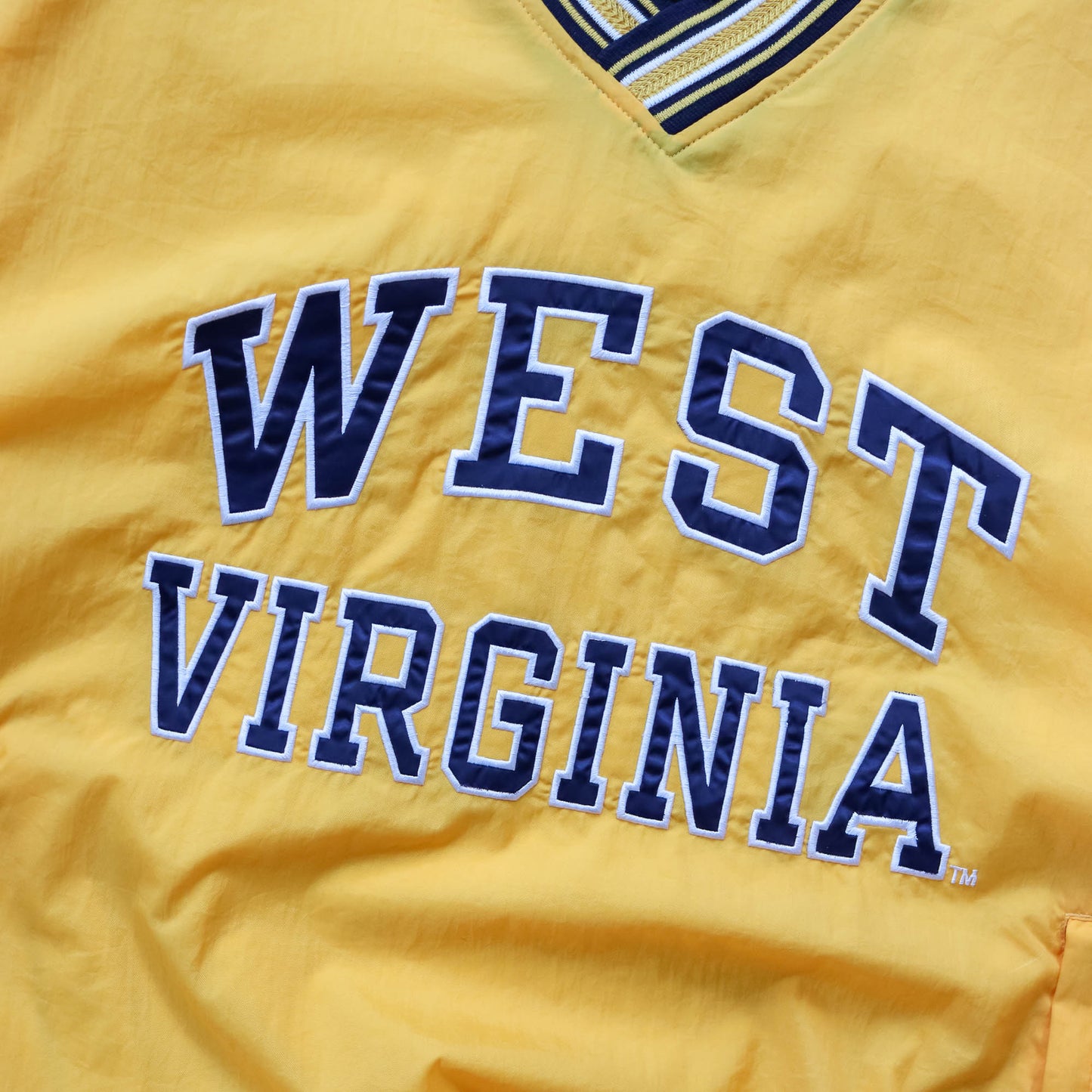 Champion West Virginia Mountaineers Windbreaker Jacket - 90s (L)