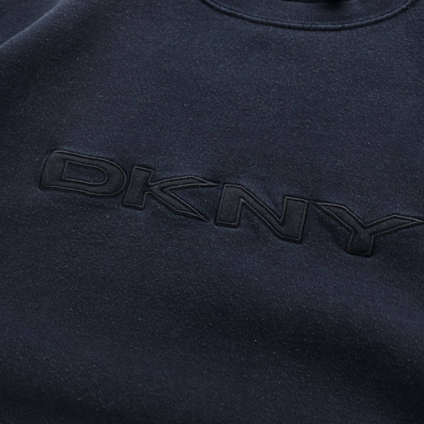 Vintage 90s DKNY Embroidered Spellout Sweatshirt - L